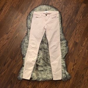 CURRENT/ELLIOTT The Ankle Skinny Jeans Rose Smoke